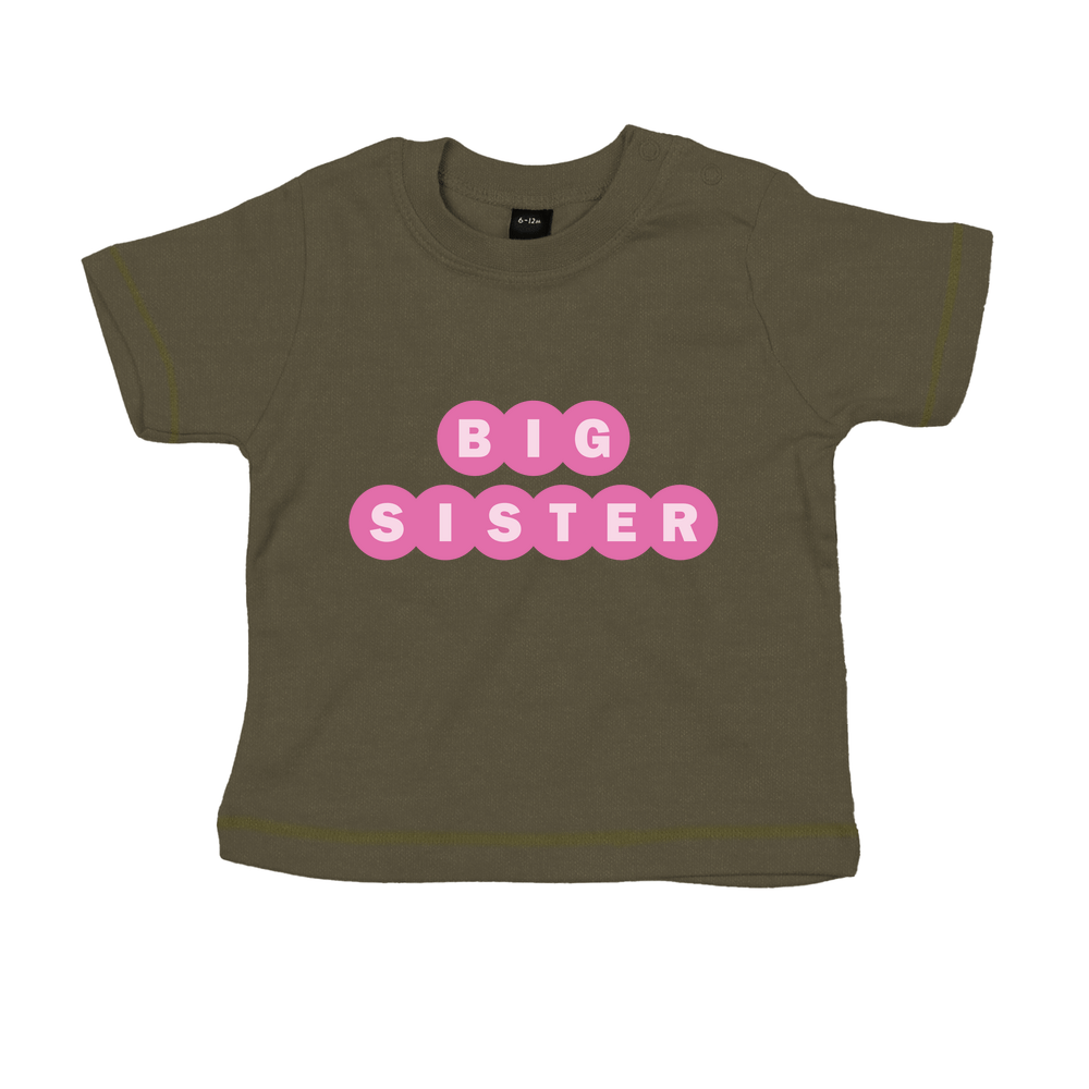 Big Sister Personalised Baby/Toddler T-Shirt - Image 12