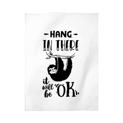 Hang In There Sloth Tea Towel