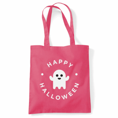 Happy Halloween Ghost Personalised Cotton Tote Bag - Image 29