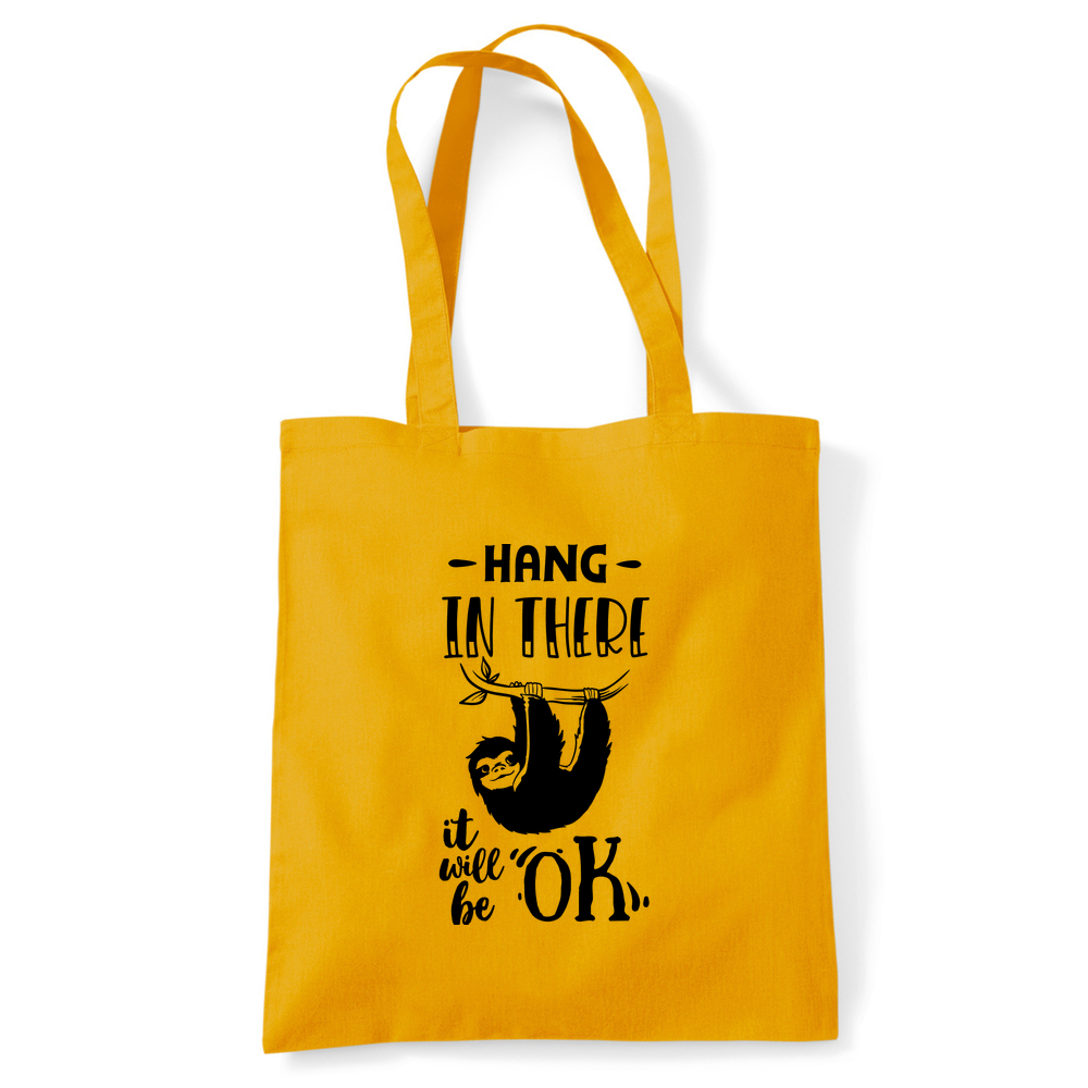 Hang In There Sloth Tote Bag - Image 35