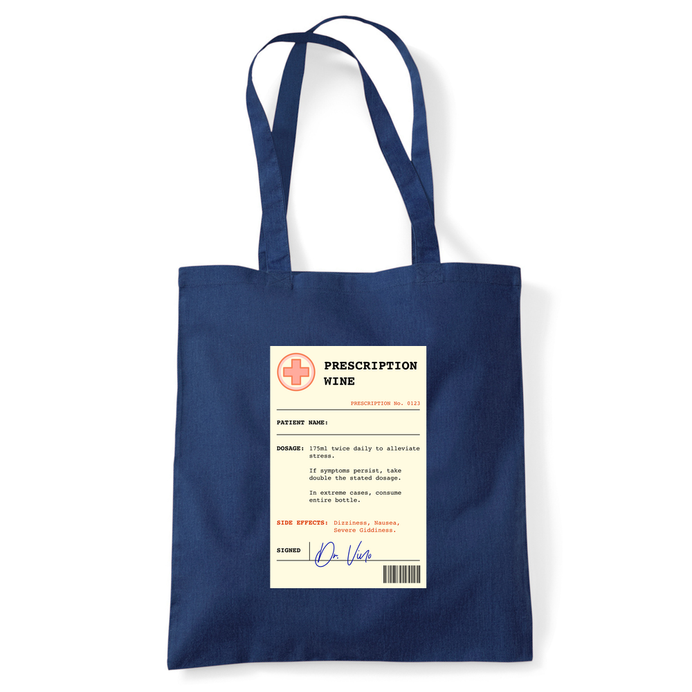 Wine Prescription Personalised Tote Bag - Image 5