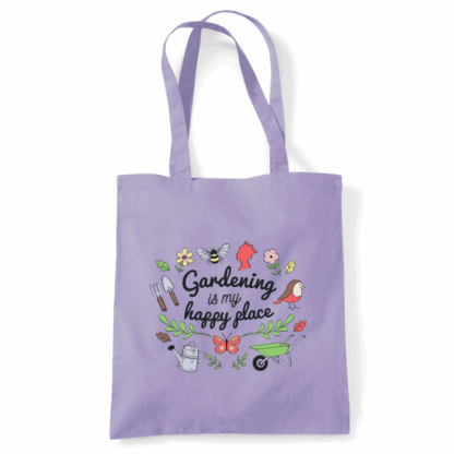 Gardening is my Happy Place Tote Bag - Image 12