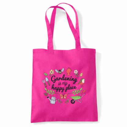 Gardening is my Happy Place Tote Bag - Image 15