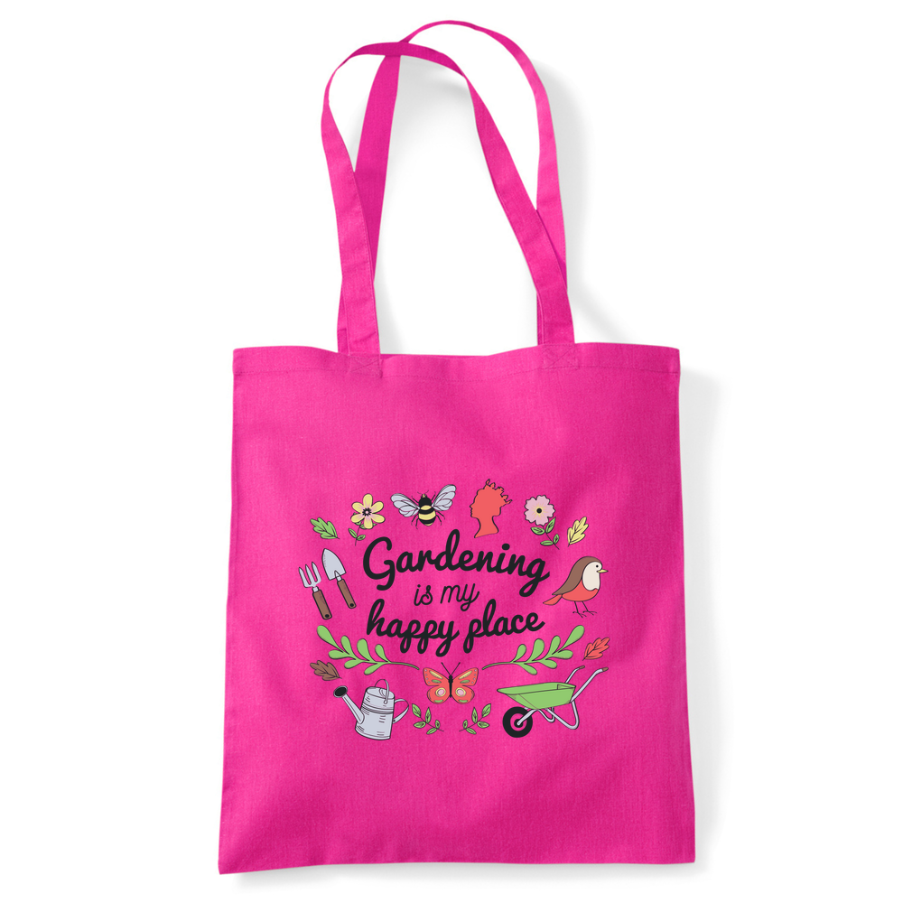 Gardening is my Happy Place Tote Bag - Image 15