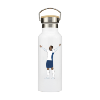 England Player Personalised Metal Bottle with Bamboo Lid