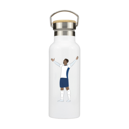 England Player Personalised Metal Bottle with Bamboo Lid - Image 2
