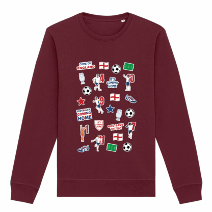 England Collage Crew Neck Sweatshirt - Image 22