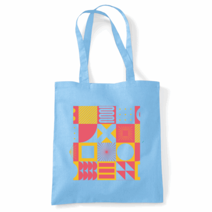 Square Patterns Tote Bag - Image 7