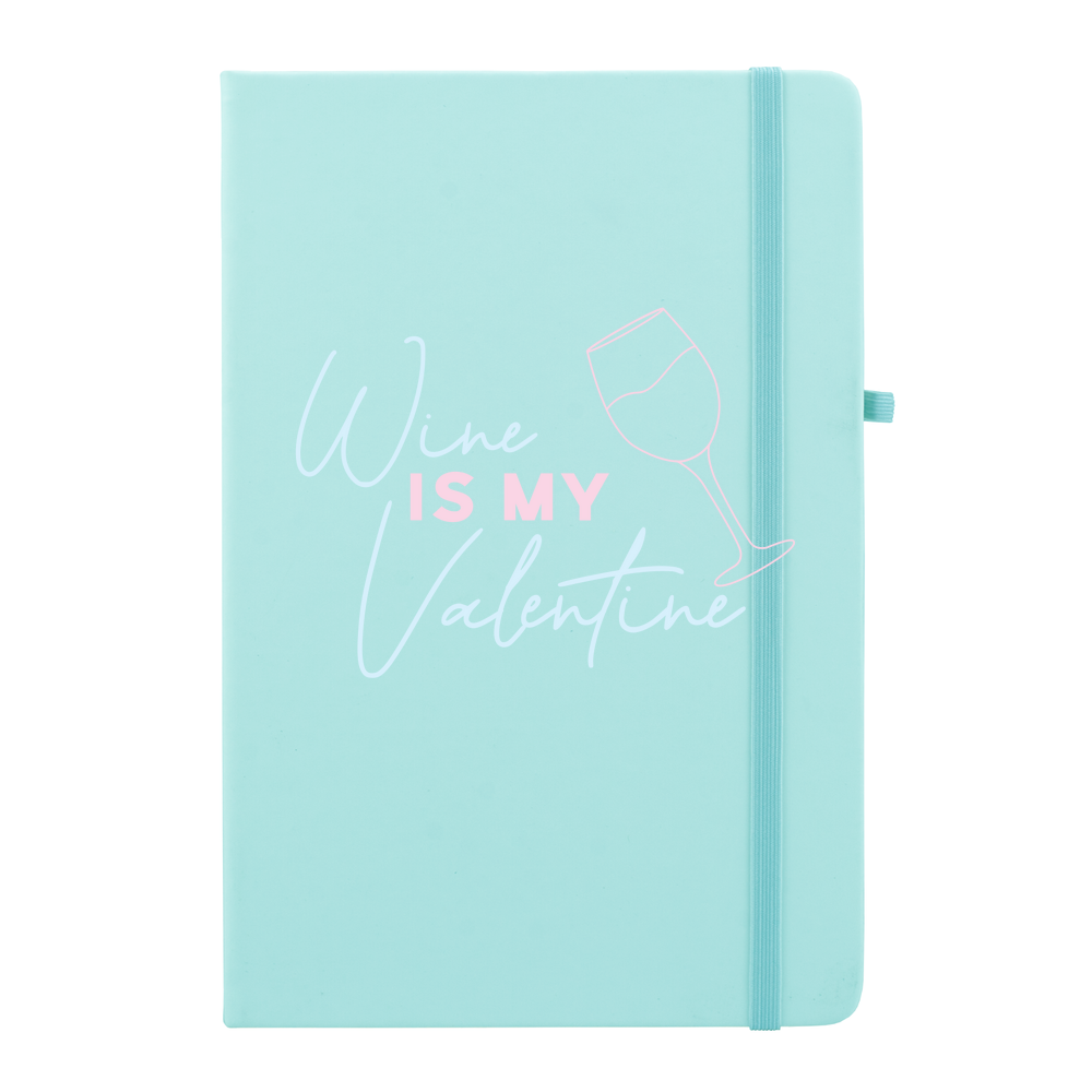 Wine Is My Valentine Personalised Soft Feel Notebook - Image 11