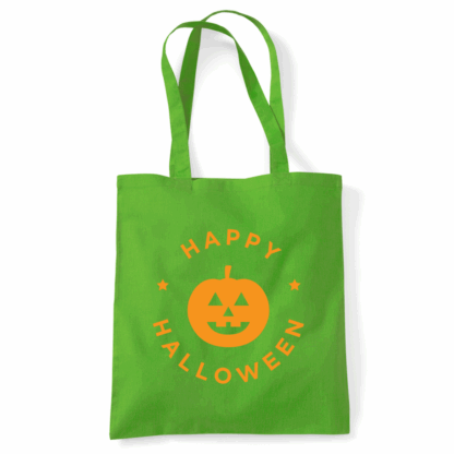 Happy Halloween Pumpkin Personalised Tote Bag - Image 14