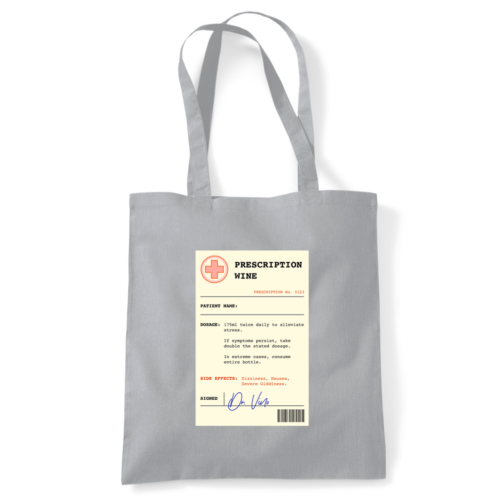 Wine Prescription Personalised Tote Bag - Image 7