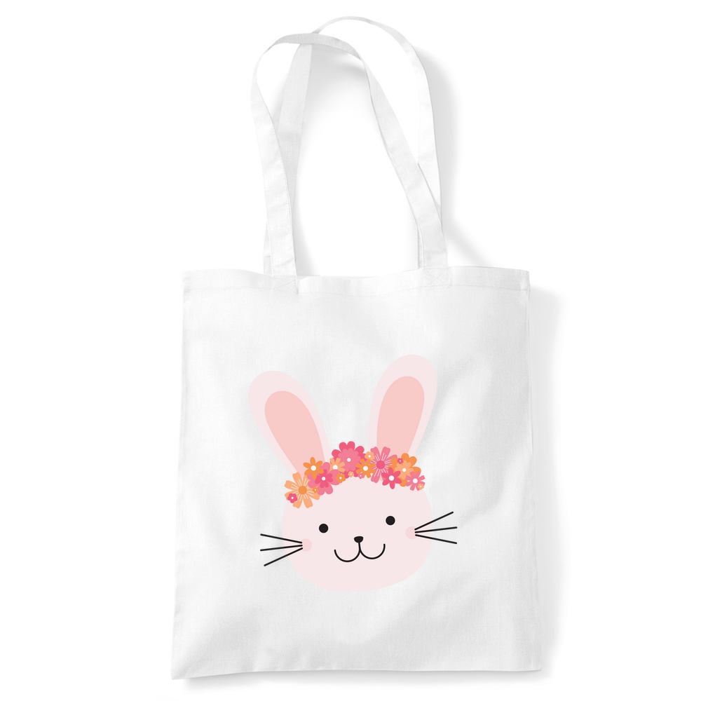 Rabbit Organic Cotton Tote Bag - Image 2