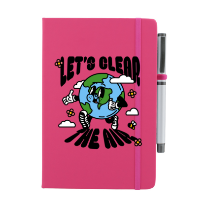 Lets Clear The Air Personalised Notebook with Pen - Image 9
