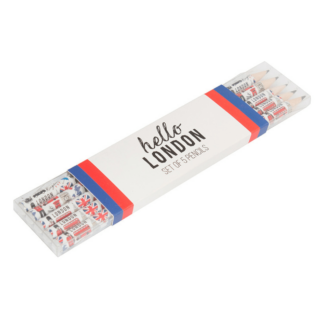 Hello London Pack of 5 Pencils
