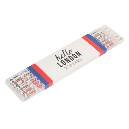 Hello London Pack of 5 Pencils