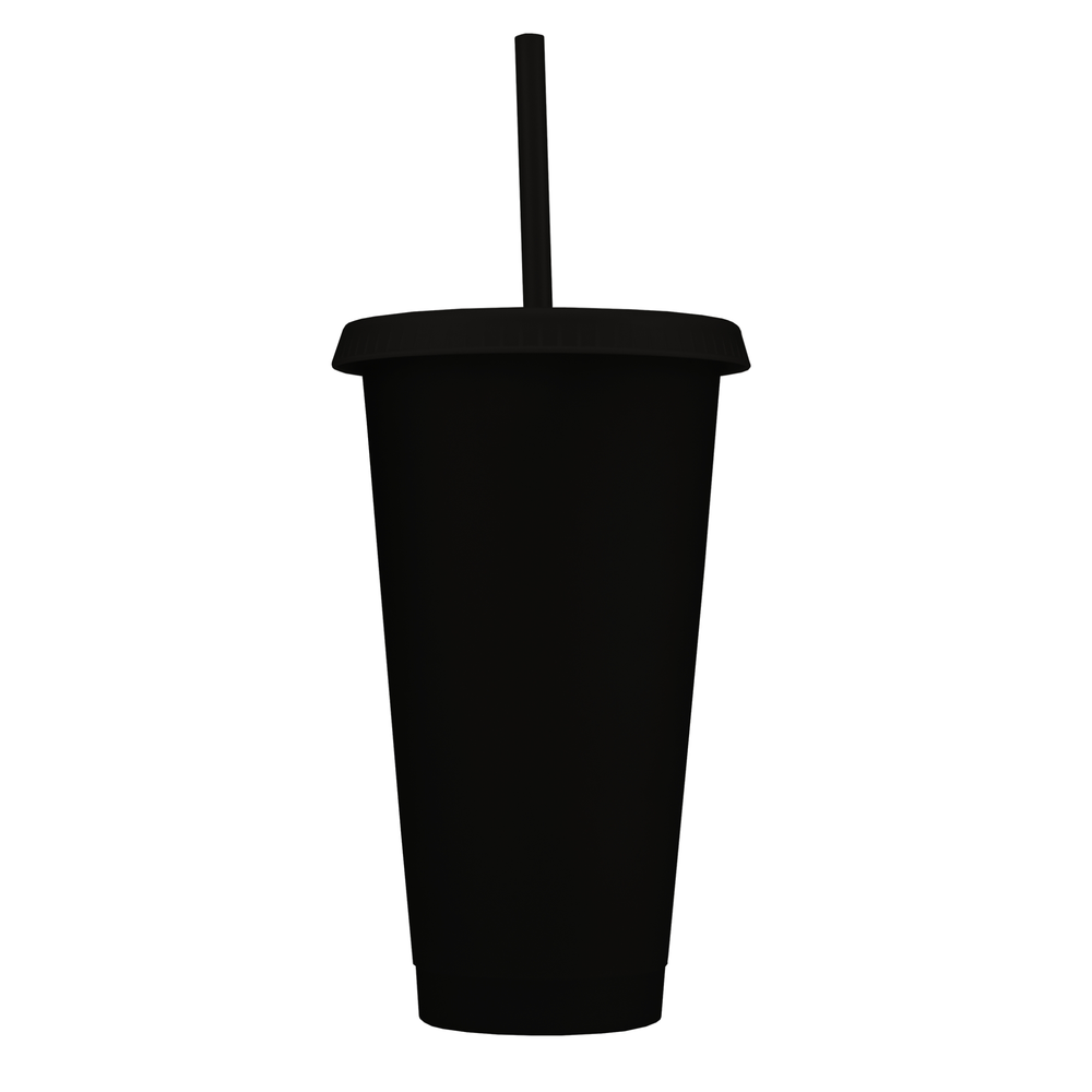 Matte Reusable Cup with Straw - 700ml - Image 4