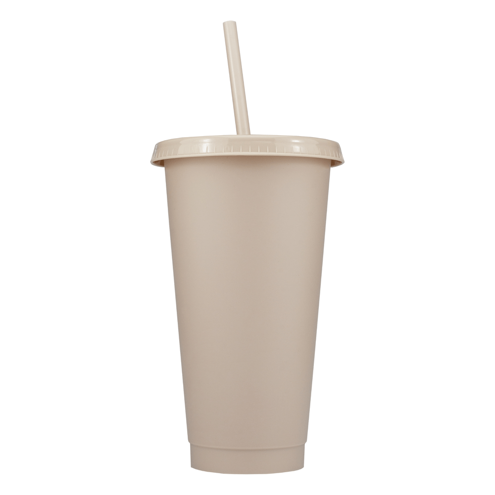 Matte Reusable Cup with Straw - 700ml - Image 2
