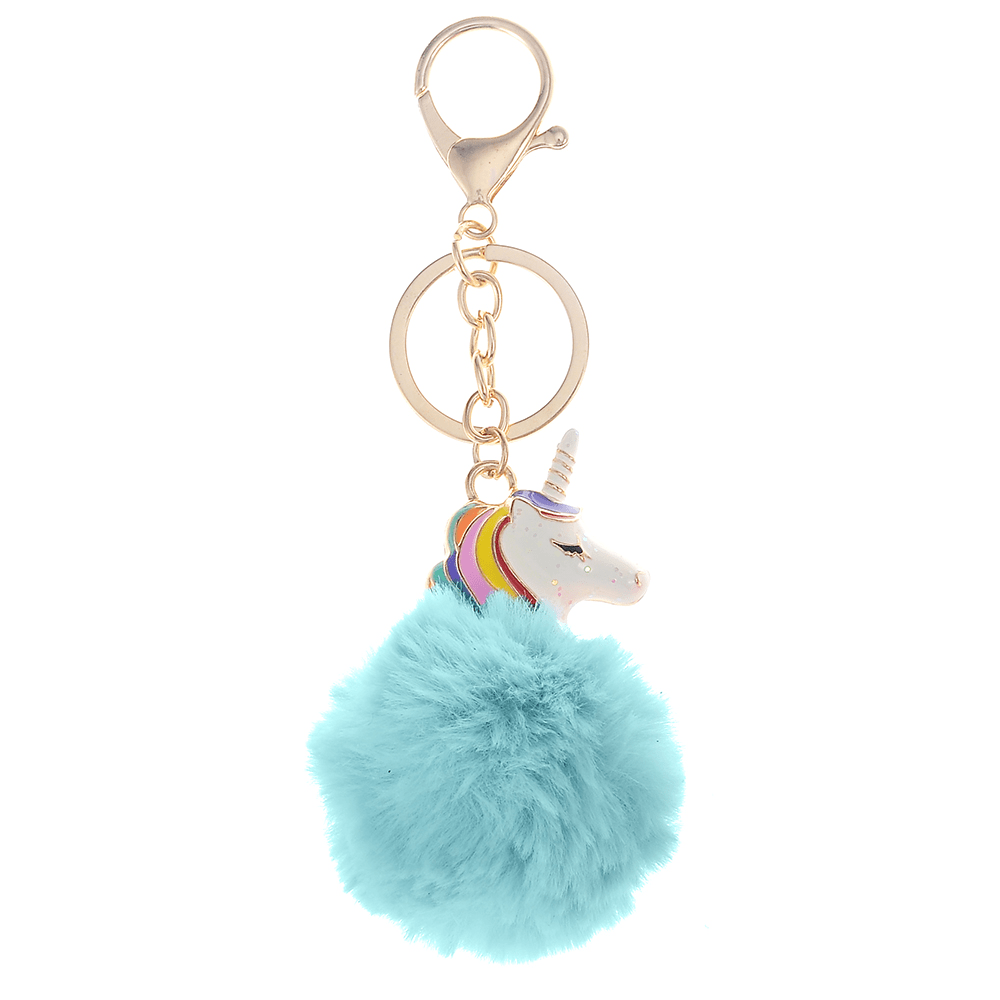 Unicorn Fluffy Keyring - Image 3