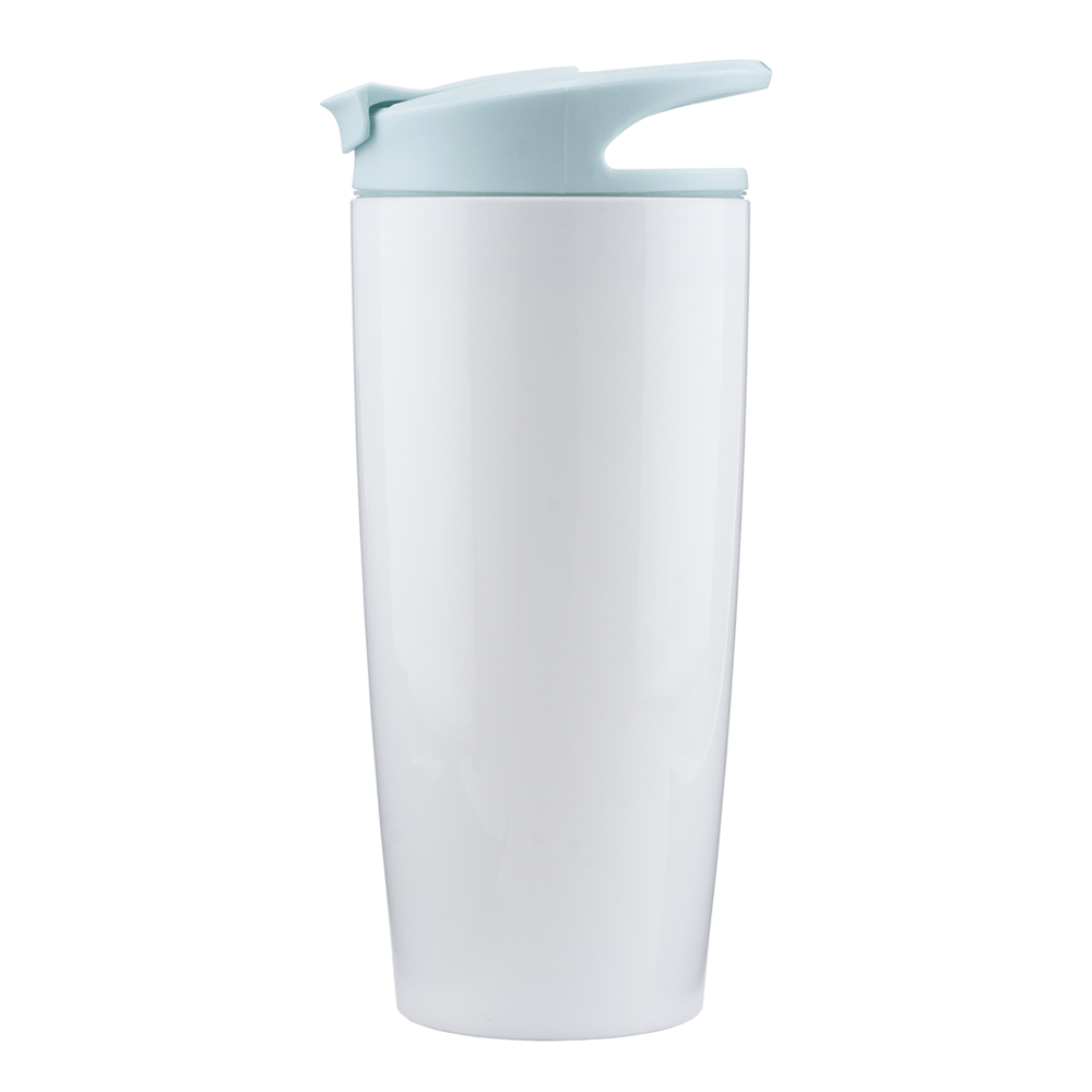 White Tumbler with Mixer - Image 4