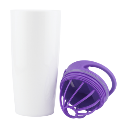 White Tumbler with Mixer - Image 10