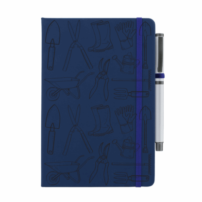 Garden Tools Pattern Notebook with Pen - Image 6