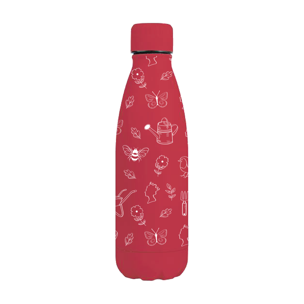 Gardening Pattern Metal Bottle - Image 5