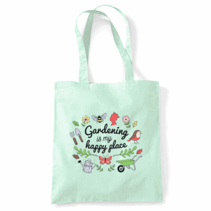 Gardening is my Happy Place Tote Bag - Image 34