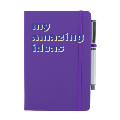 My Amazing Ideas Notebook with Pen - Image 8