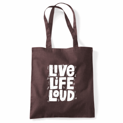 Live Life Loud Tote Bag - Image 49