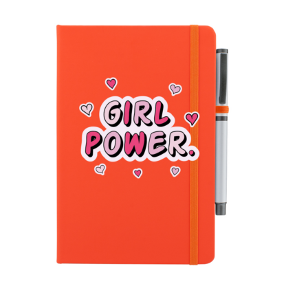 Girl Power Personalised Notebook with Pen - Image 8
