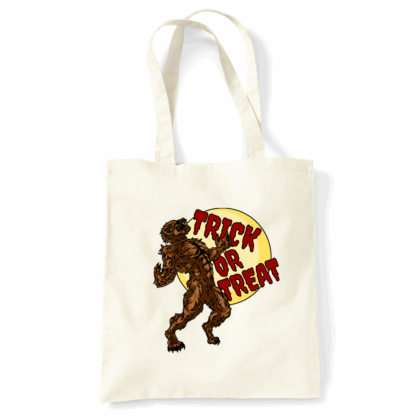 Trick or Treat Werewolf Personalised Tote Bag - Image 4