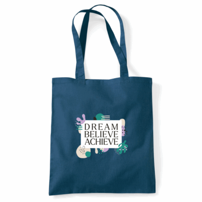 Dream Believe Achieve Tote Bag - Image 19