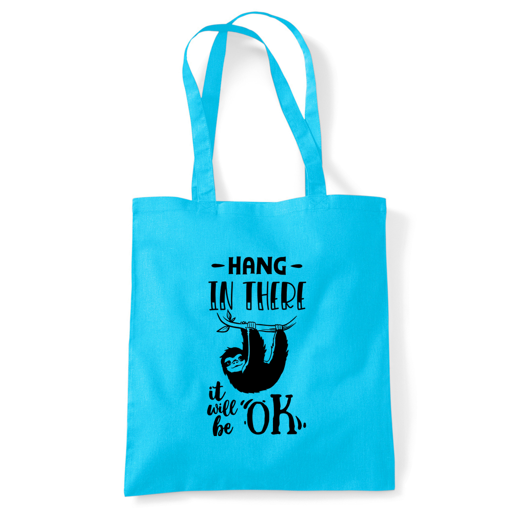 Hang In There Sloth Tote Bag - Image 22