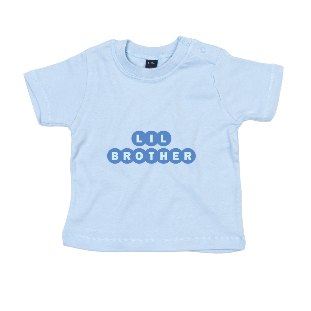 Lil Brother Personalised Baby/Toddler T-Shirt - Image 2