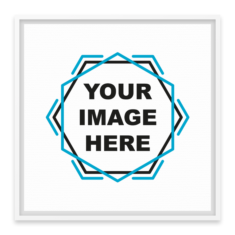 Custom White Framed Canvas - Square - Image 2