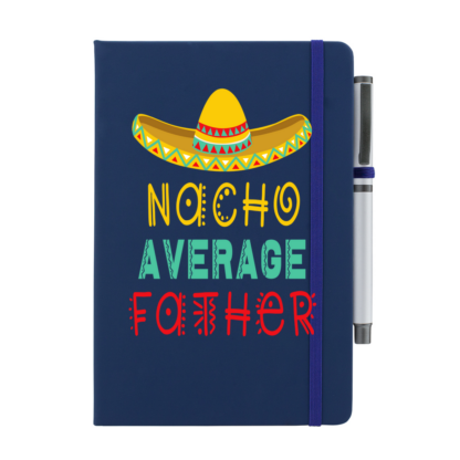 Nacho Average Father Personalised Notebook with Pen