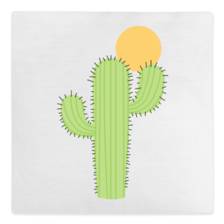 Cactus Canvas Cushion