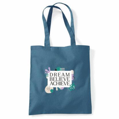 Dream Believe Achieve Tote Bag - Image 18