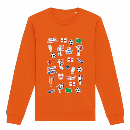 England Collage Crew Neck Sweatshirt - Image 24