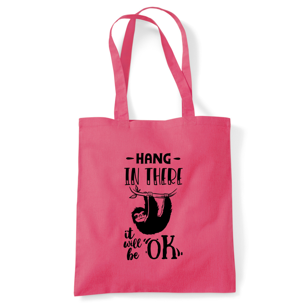 Hang In There Sloth Tote Bag - Image 29