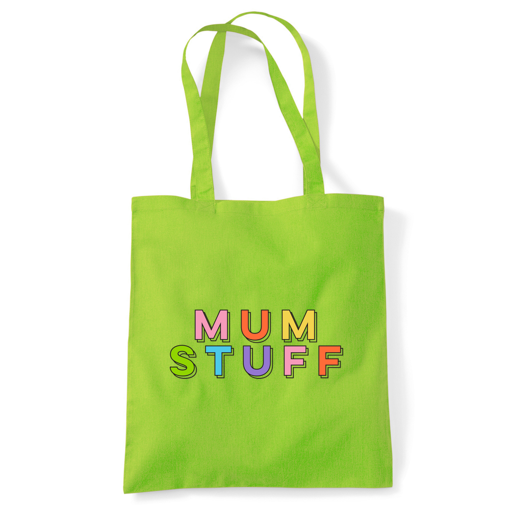 Mum Stuff Personalised Organic Cotton  Tote Bag - Image 37