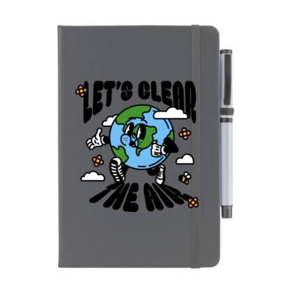 Lets Clear The Air Personalised Notebook with Pen - Image 4