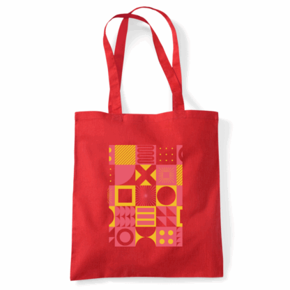 Square Patterns Tote Bag - Image 33