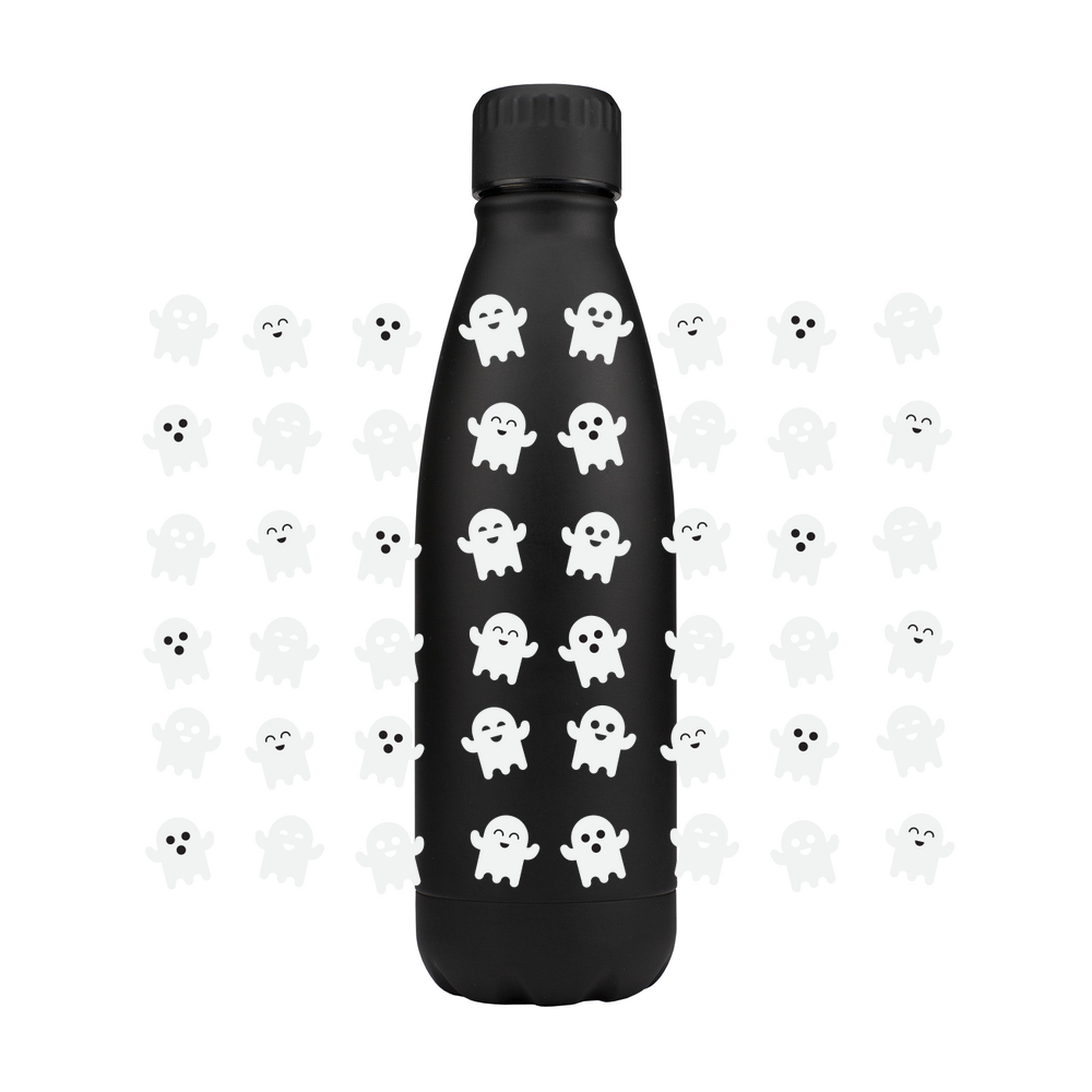 Halloween Ghosts Metal Bottle - Image 2