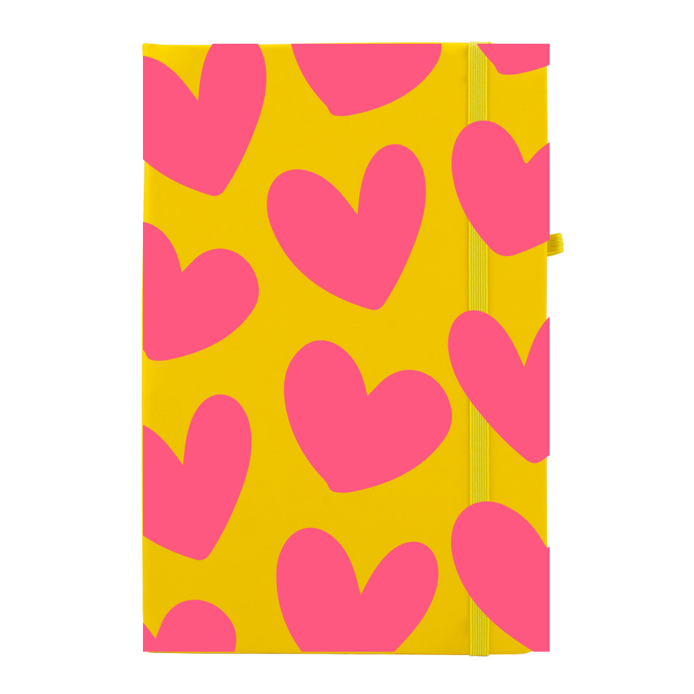 Love Hearts Personalised Soft Feel Notebook - Image 13