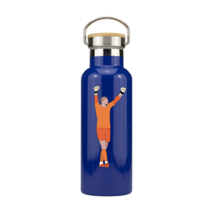 England Player Personalised Metal Bottle with Bamboo Lid - Image 3