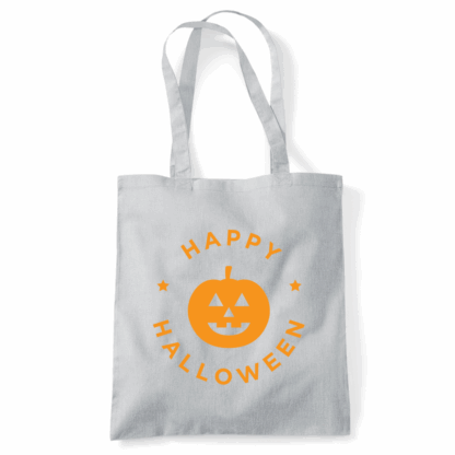 Happy Halloween Pumpkin Personalised Tote Bag - Image 7