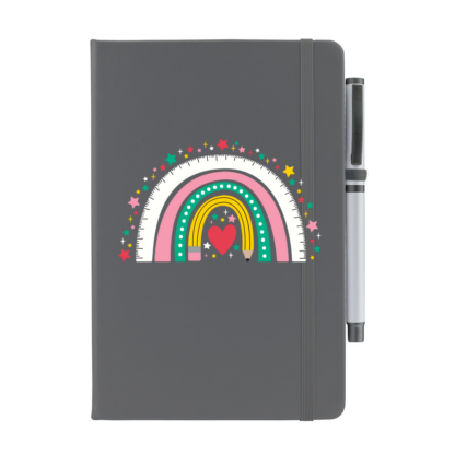 Stationery Rainbow Personalised Notebook with Pen - Image 11