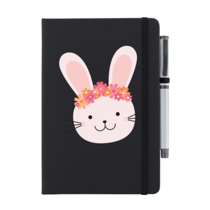 Rabbit Personalised Notebook with Pen - Image 12