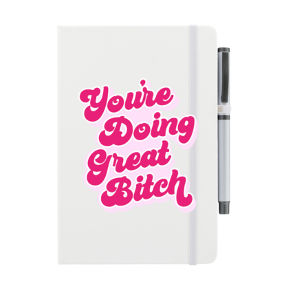 You're Doing Great Bitch Personalised Notebook with Pen - Image 5
